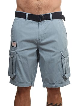 Oxbow Orpek Striped Cargo Shorts Lost Blue