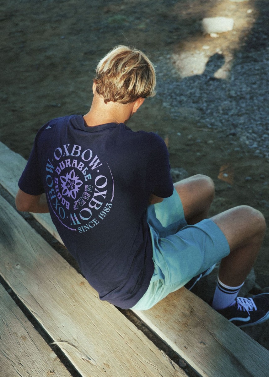 Oxbow Spiral Tee Deep Marine