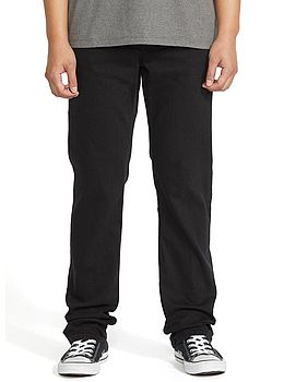 Volcom Solver Denim Jeans Black Out