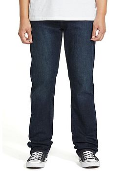 Volcom Solver Denim Jeans Vintage Blue