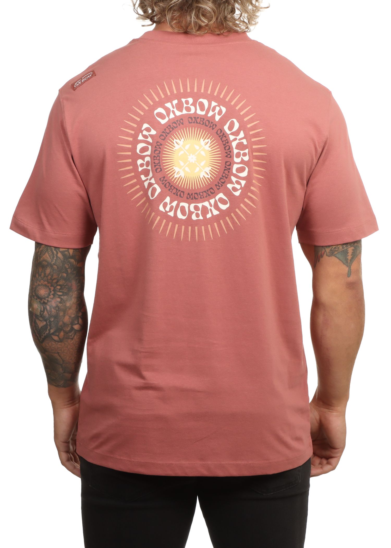 Oxbow Spiral Tee Washed Rose