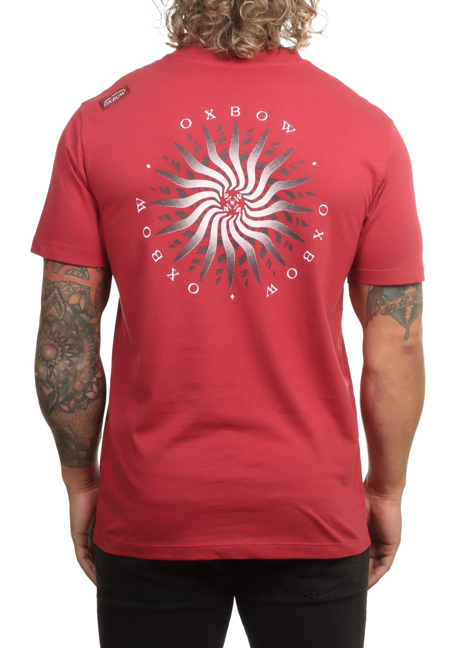 Oxbow Wheel Tee Earth Red