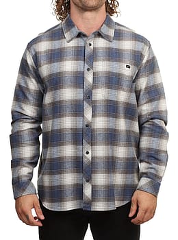 Billabong Coastline Flannel Shirt Blue