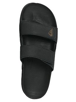 Quiksilver Rivi Leather Double Sandals Black