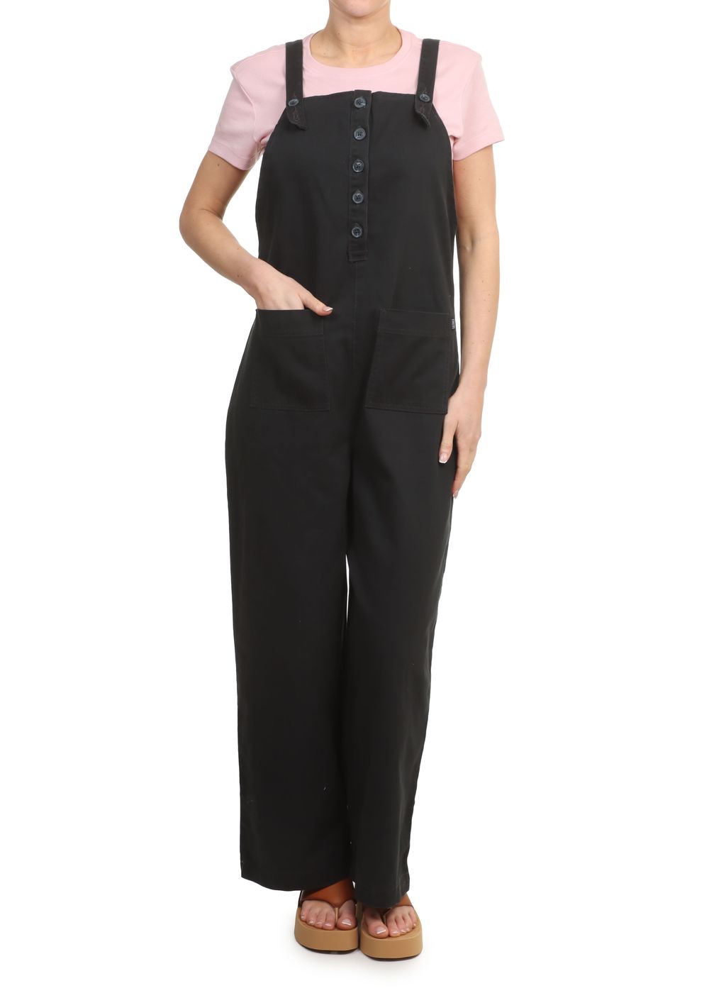 Saltrock Jenna Dungarees Black