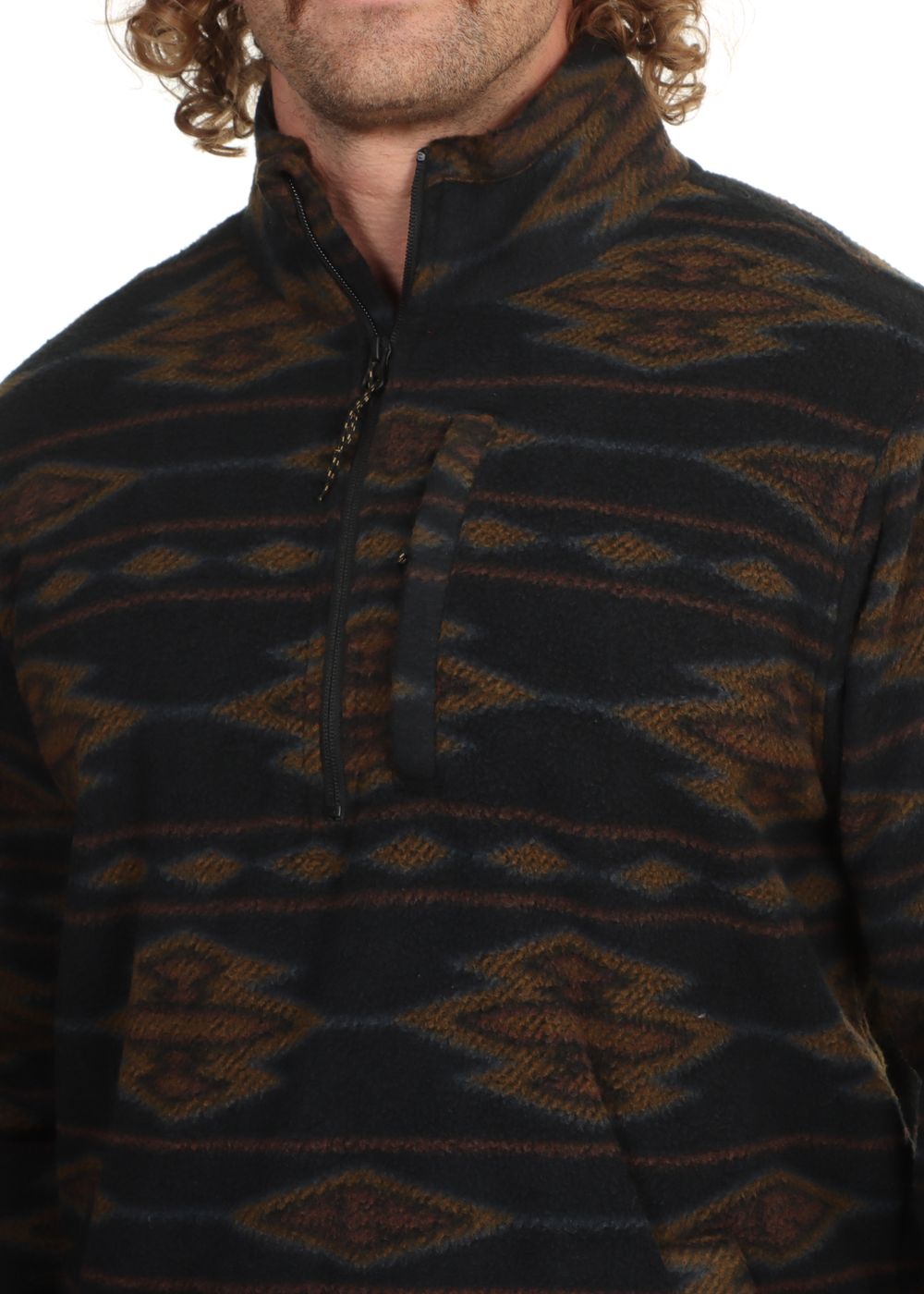 Billabong Boundary Mock Fleece Black