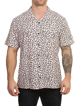 Volcom Asphalt Beach Shirt Lilac Ash