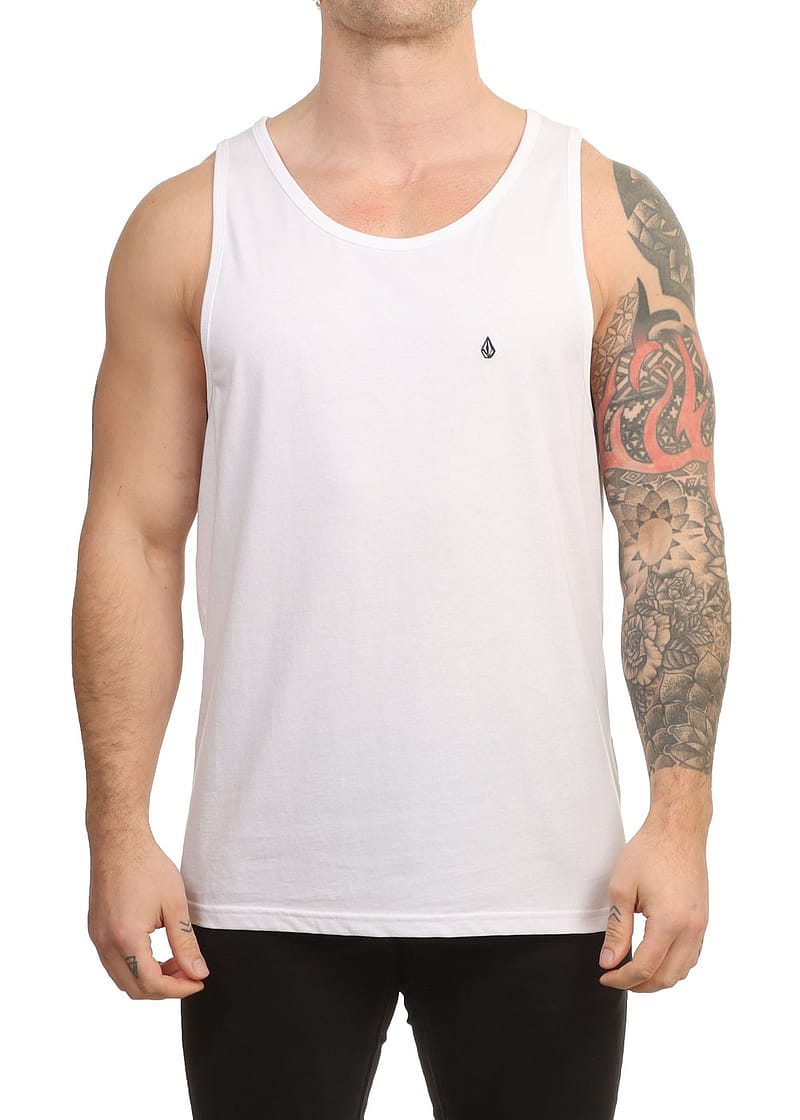 Volcom Tanks Volcom Stone Blanks Tank White