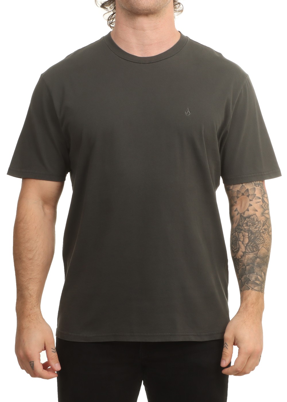 Volcom Solid Stone EMB Tee Black