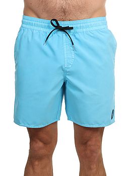 Volcom Center Trunk Volley Shorts Resin Blue