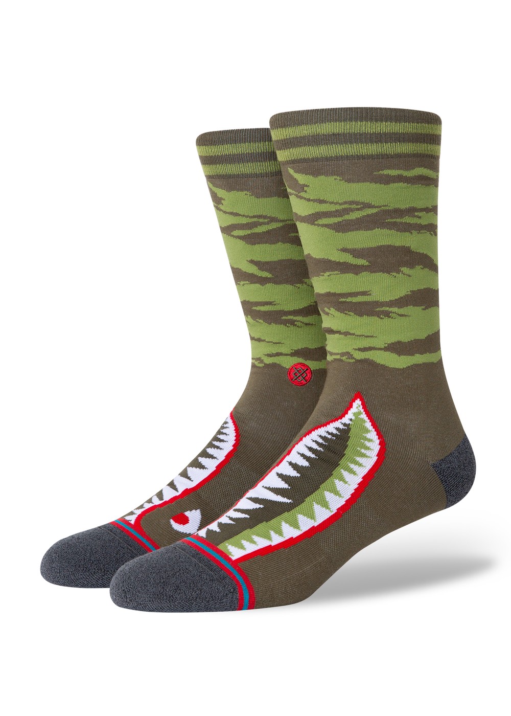 Stance Warbird Socks Olive