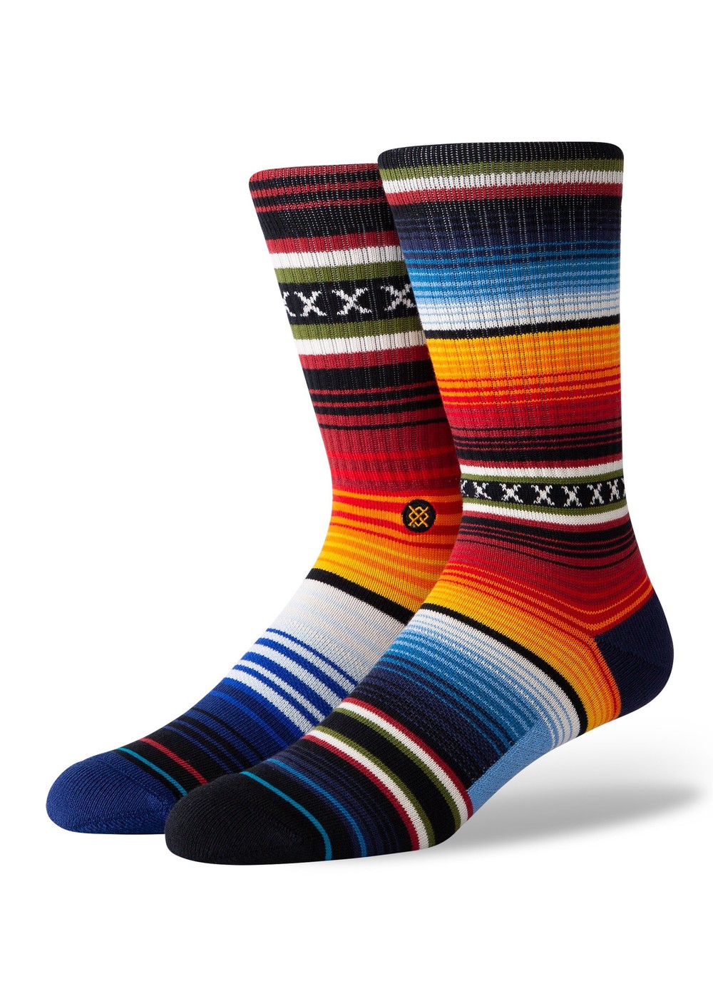 Stance Curren ST Crew Socks Red