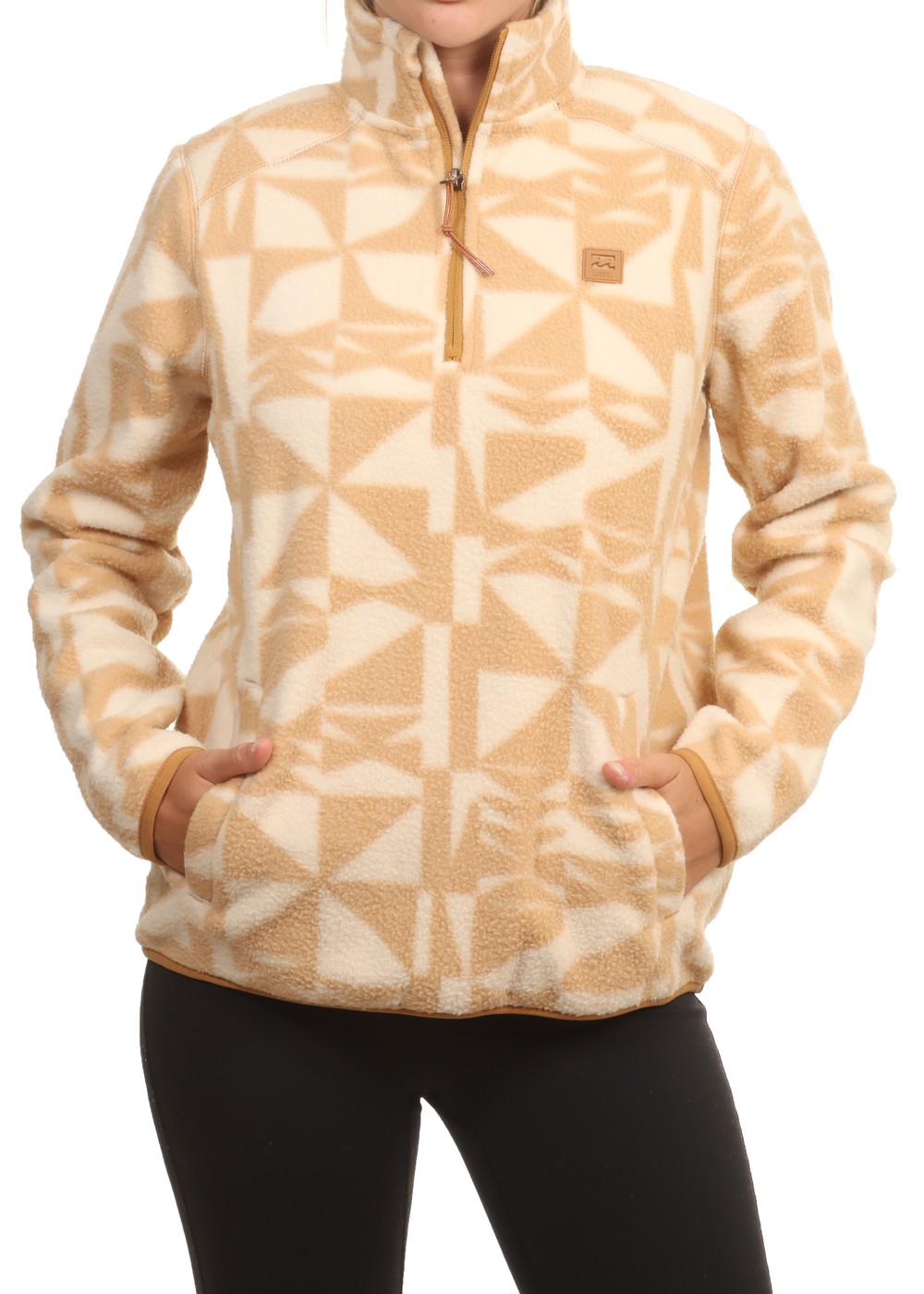 Billabong Boundary Mock Fleece Latte