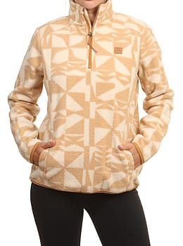 Billabong Boundary Mock Fleece Latte