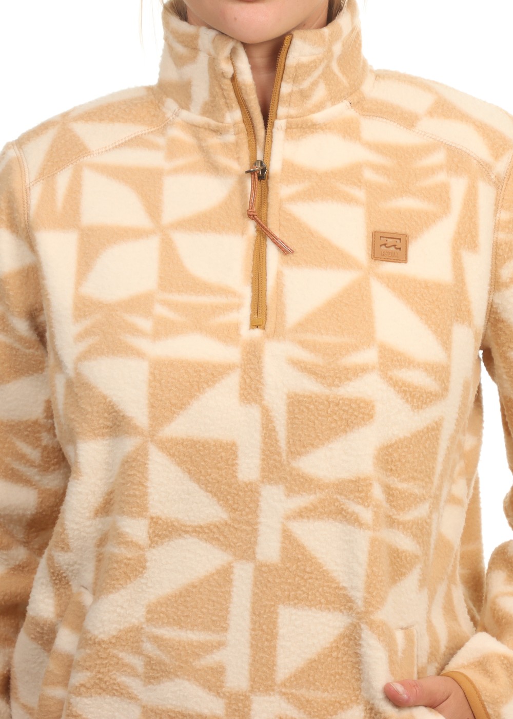 Billabong Boundary Mock Fleece Latte