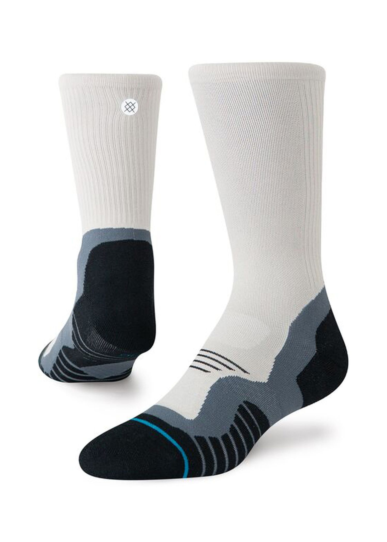 Stance Pace Light Crew Socks Light Grey