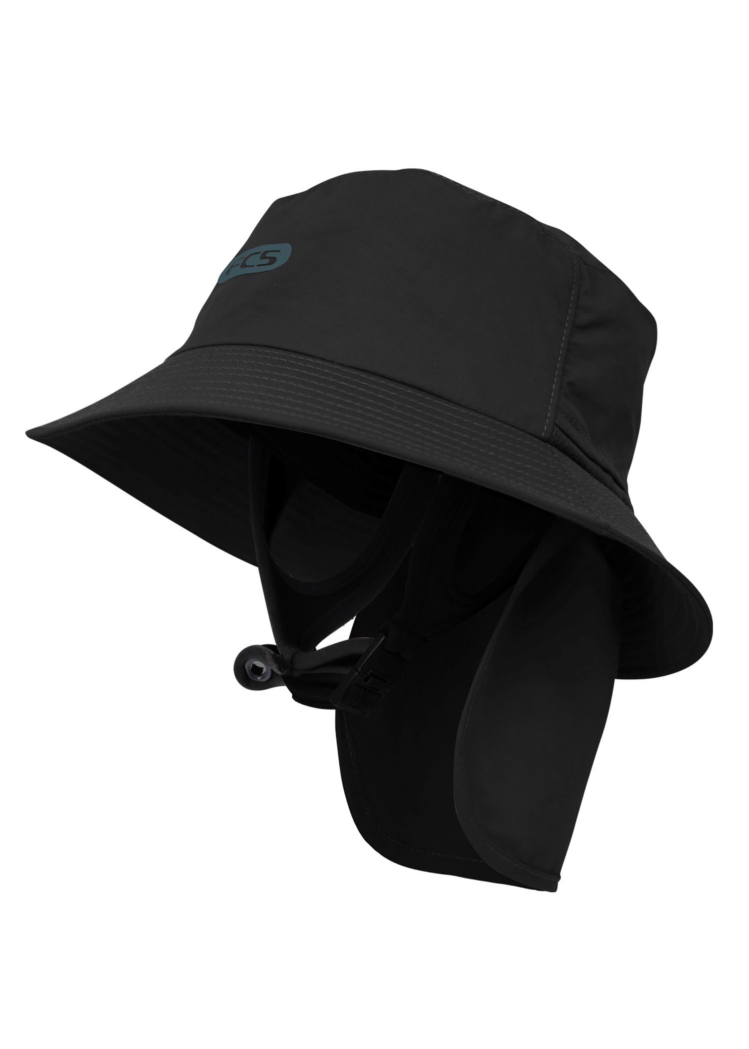 FCS Essential Surf Cap Legionnaire Hat Black/Teal