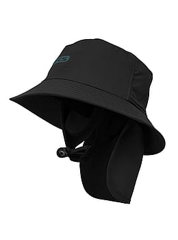 FCS Essential Surf Cap Legionnaire Hat Black/Teal