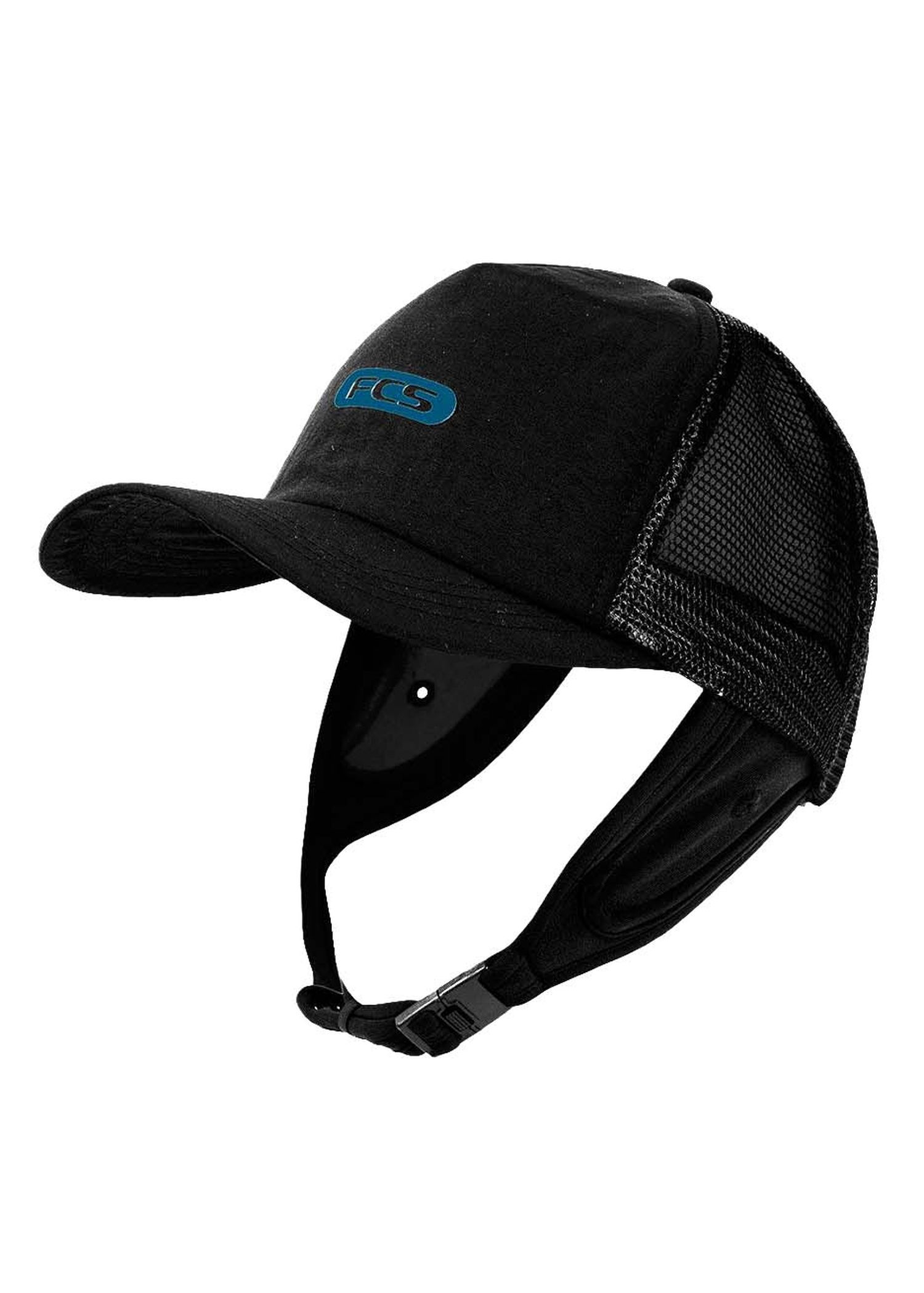 FCS Essential Surf Truckers Wet Cap Black/Teal