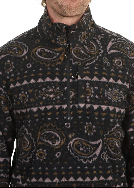 Fleece Mocking Billabong Boundary Mock Neck Fleece Black
