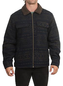 Billabong Barlow Sherpa Jacket Dark Brown