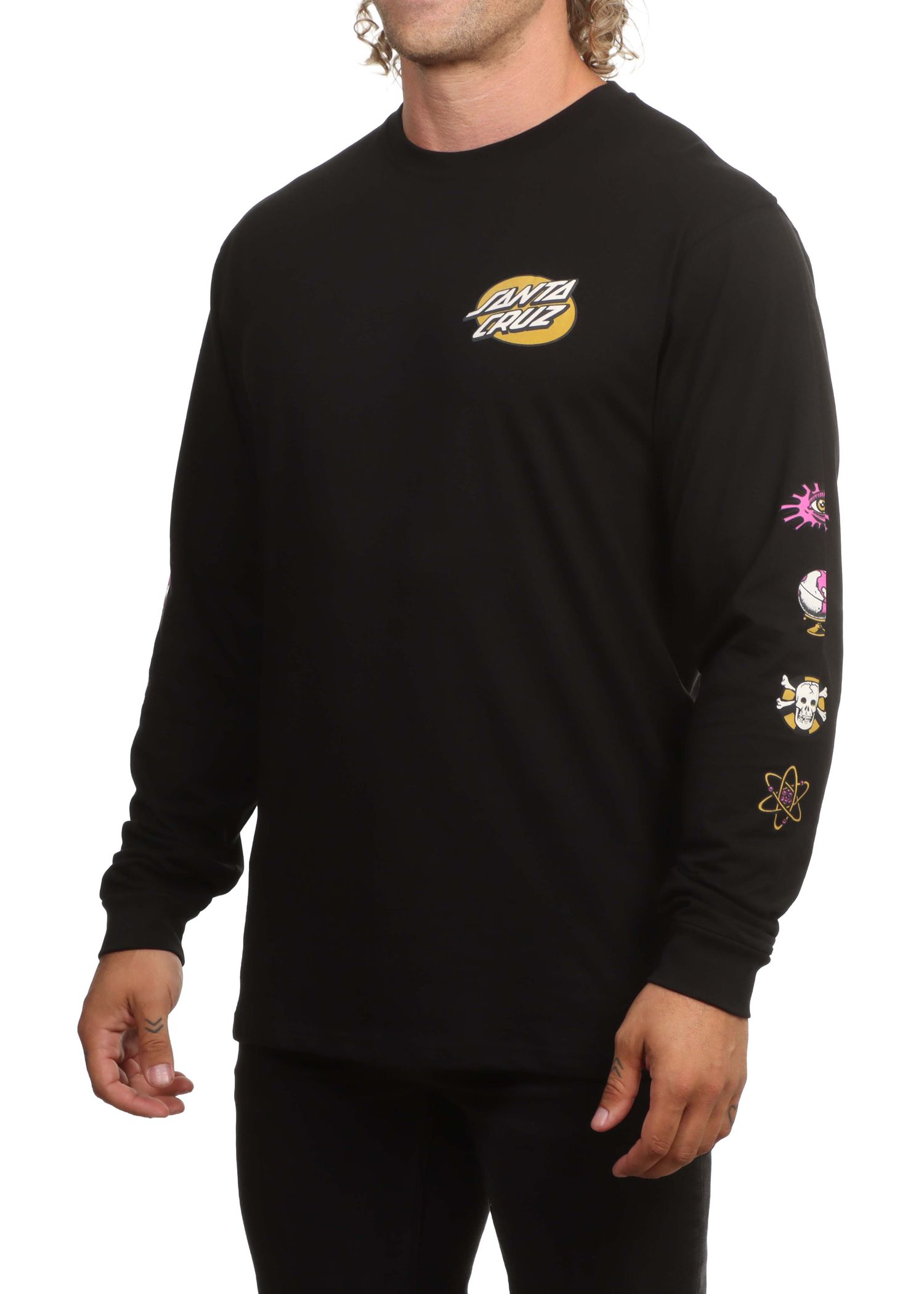 Santa Cruz Knibbs Cryptic Long Sleeve Black