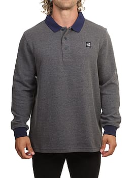 Santa Cruz Theo Rugby Shirt Charcoal