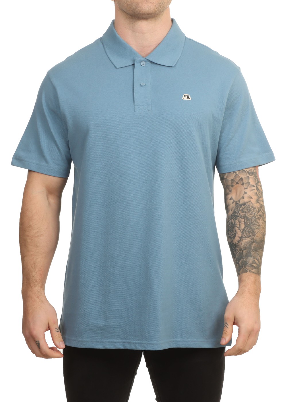 Quiksilver DNA Polo Shirt Blue Shadow