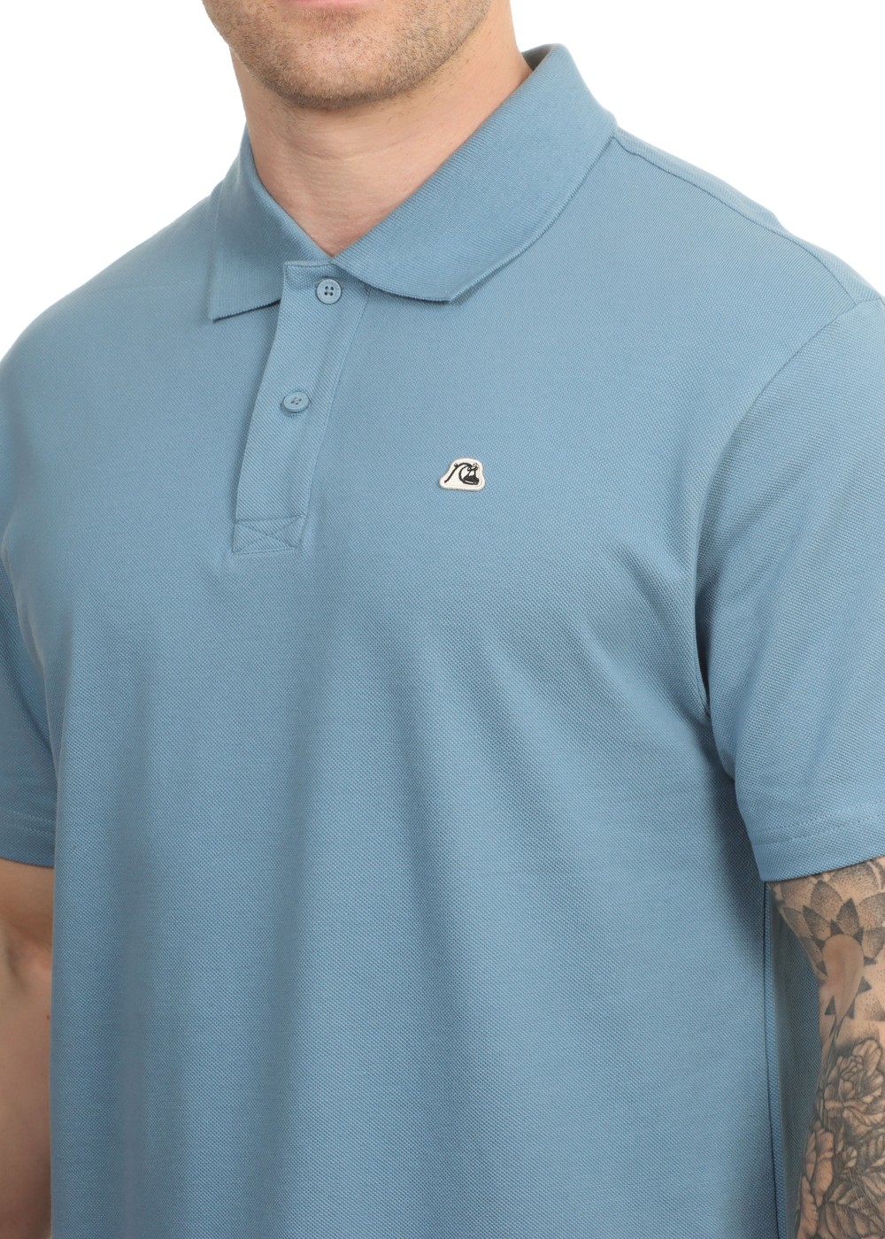 Quiksilver DNA Polo Shirt Blue Shadow