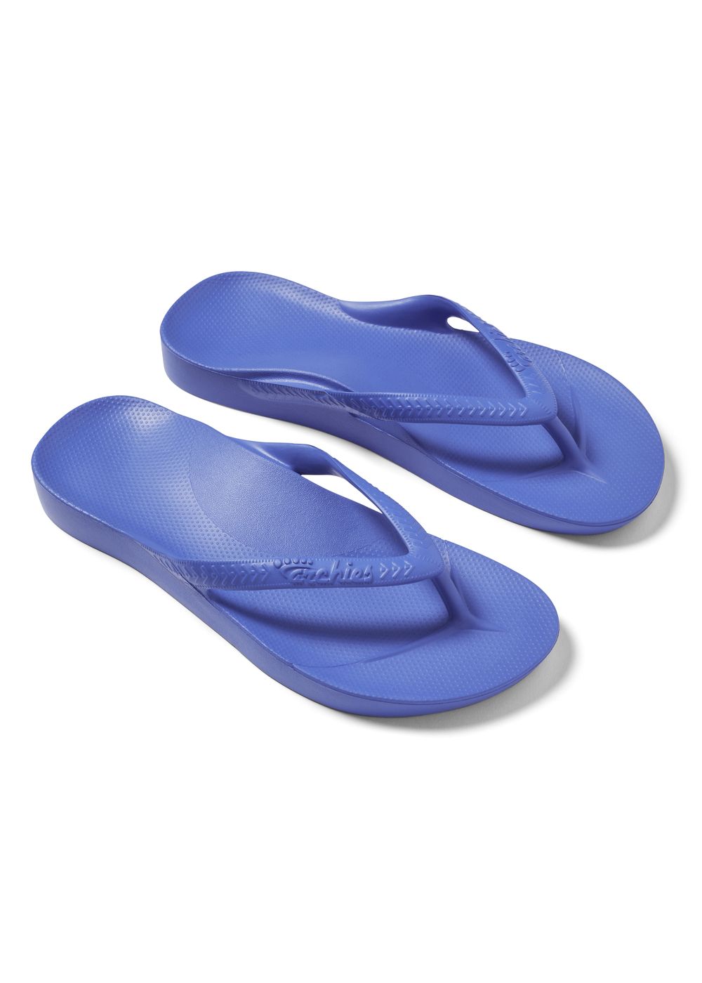 Archies Arch Support Flip Flops Royal Blue