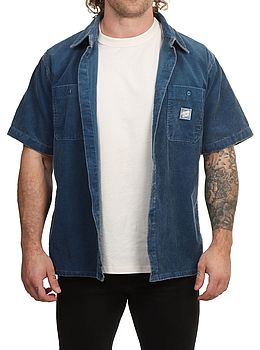 Santa Cruz Jimi Cord Short Sleeve Shirt Teal