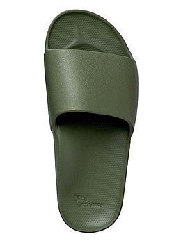 Archies Arch Support Slide Sandals Olive