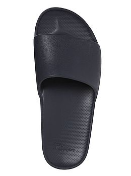 Archies Arch Support Slide Sandals Navy