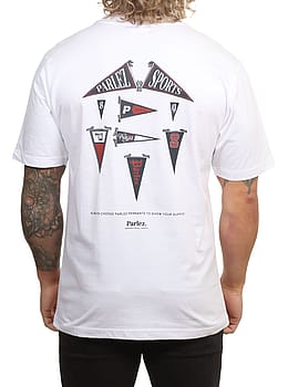Parlez Pennant Tee White