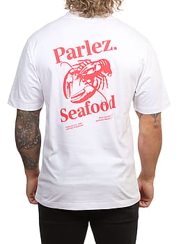 Parlez Slip Tee White