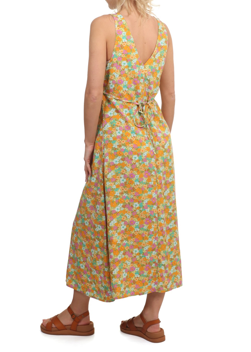 Billabong Feel The Love Midi Dress Palm Green