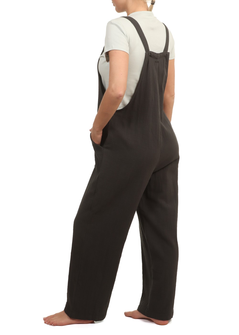 Billabong Pacific Time Jumpsuit Black Sands