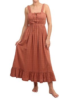 Roxy Paradise Winds Dress Cedar Wood