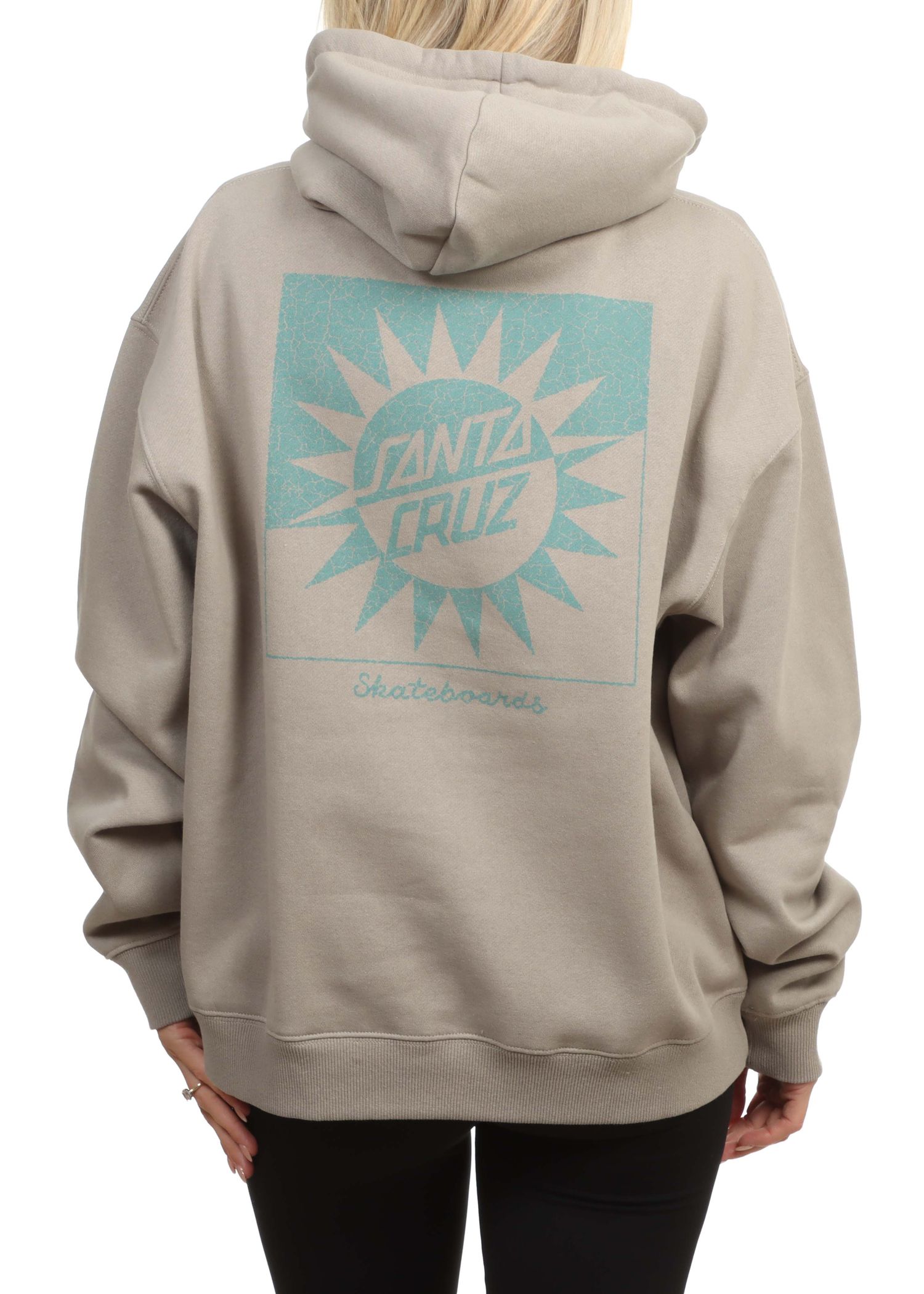 Santa Cruz Sun Up Dot Hoodie Stone Grey