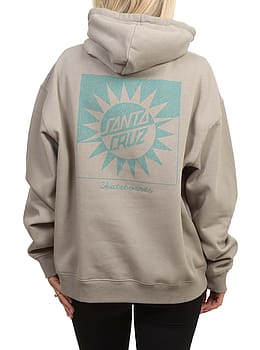 Santa Cruz Sun Up Dot Hoodie Stone Grey