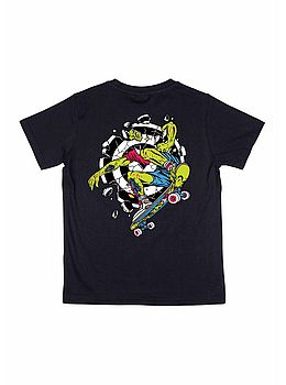 Santa Cruz Boys Rob Smasher Tee Black