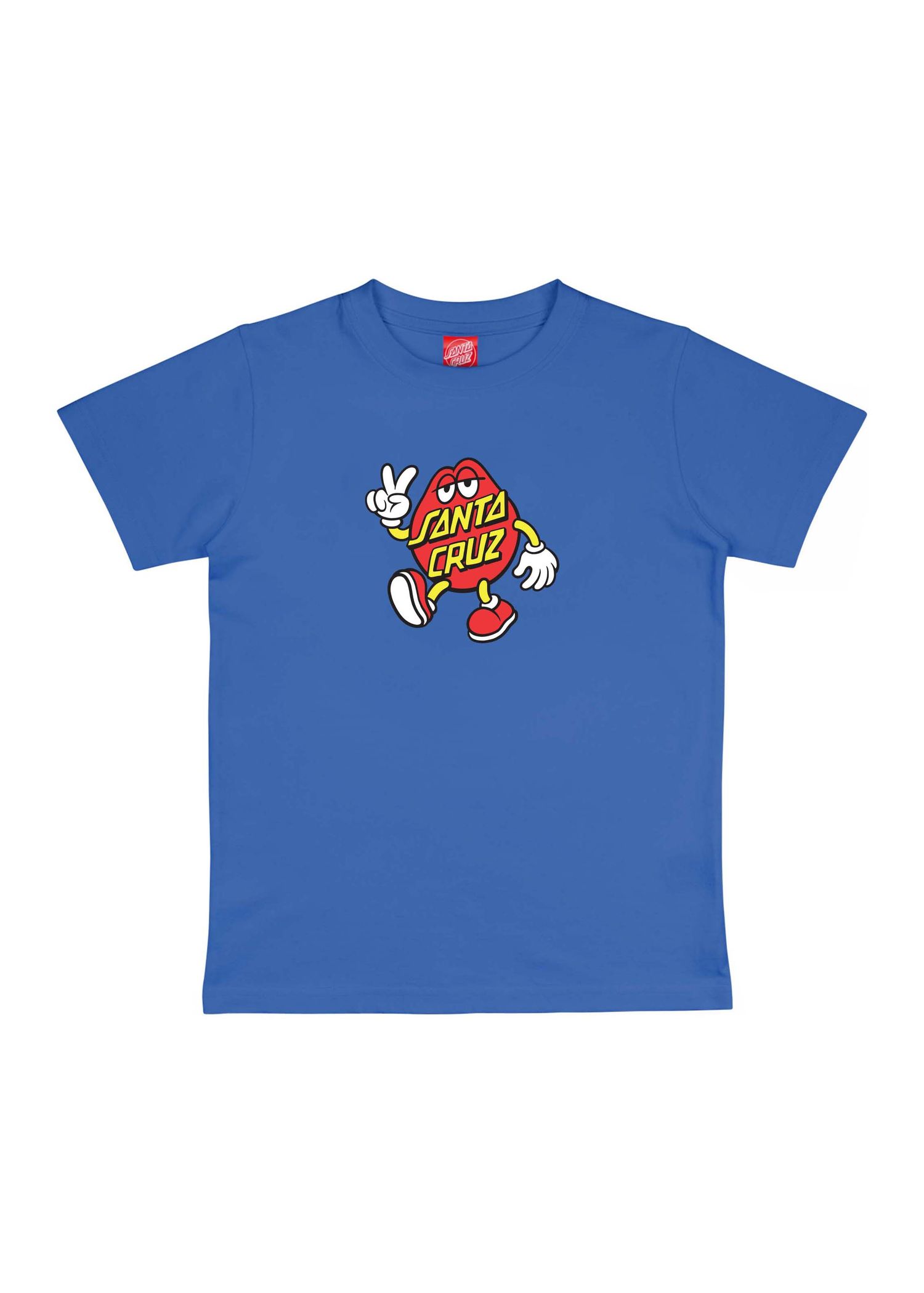 Santa Cruz Boys Dot Guy TTE Tee Sapphire