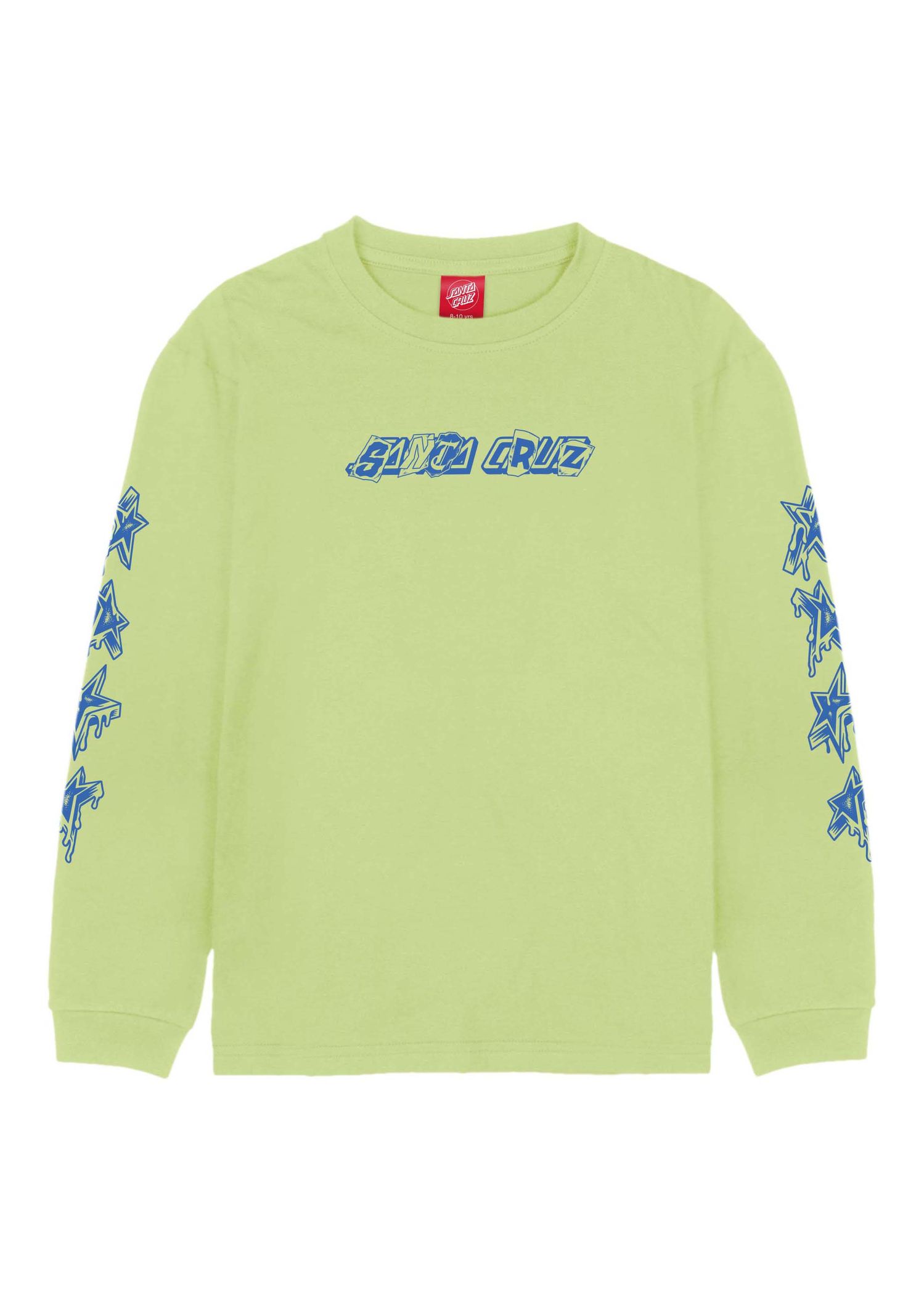 Santa Cruz Boys Pay Off Strip Long Sleeve Green