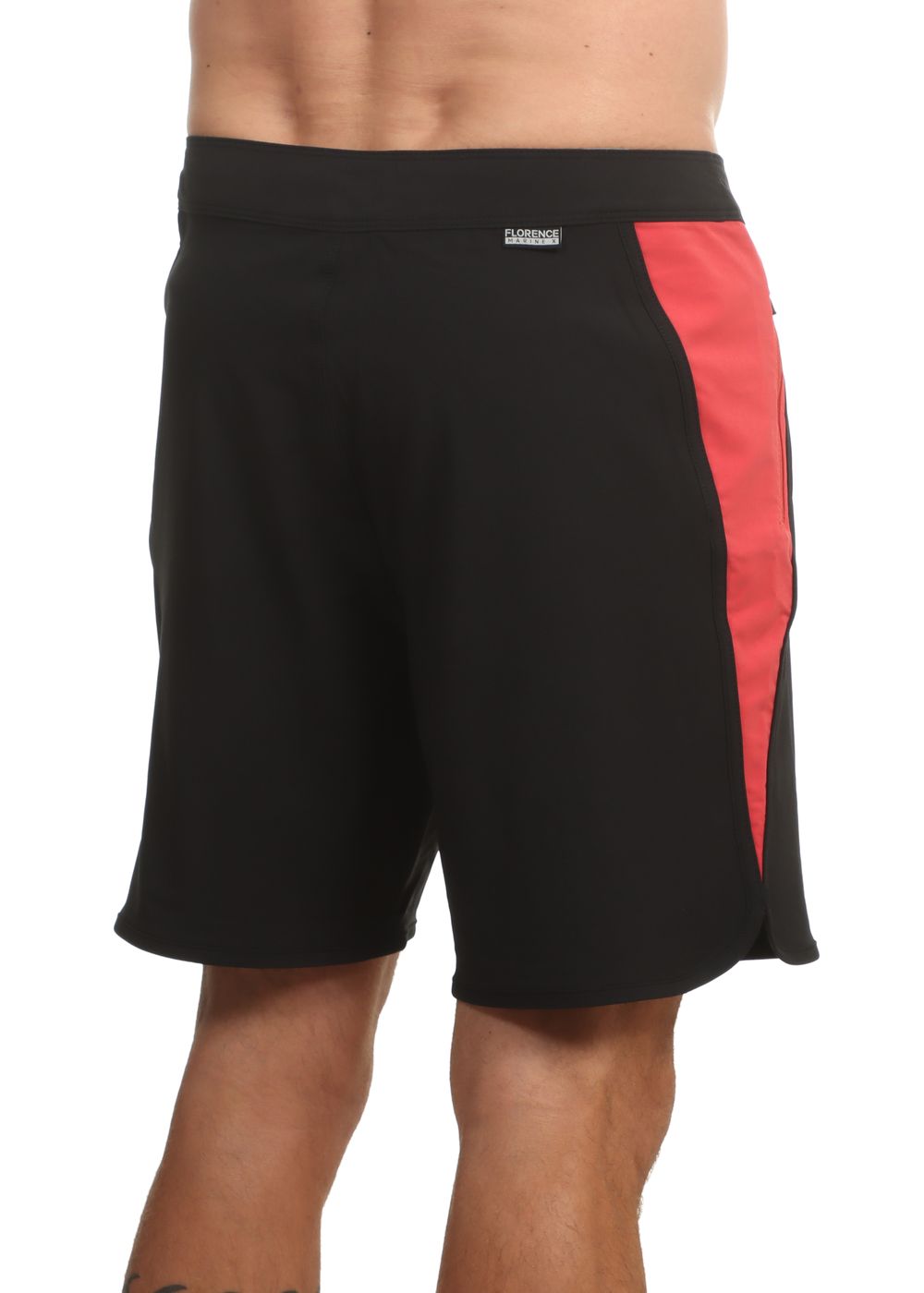 Florence Marine X Burgee Boardshorts Black Red