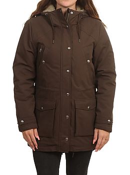 Volcom Walk On By 5k Parka Jacket Espresso