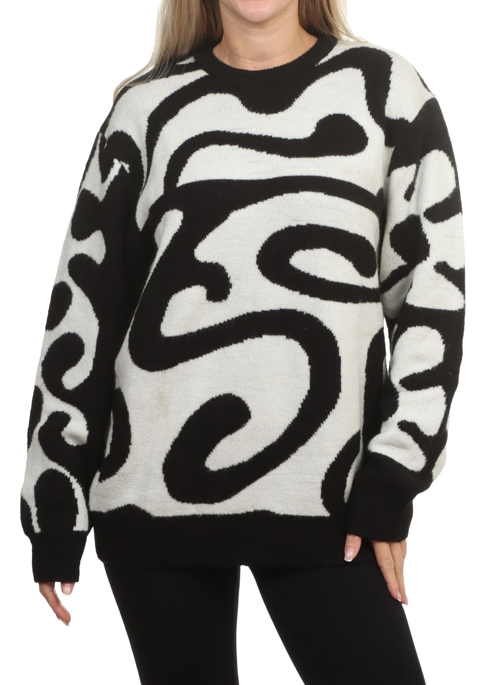 Volcom FA Zephyr Sweater Black White