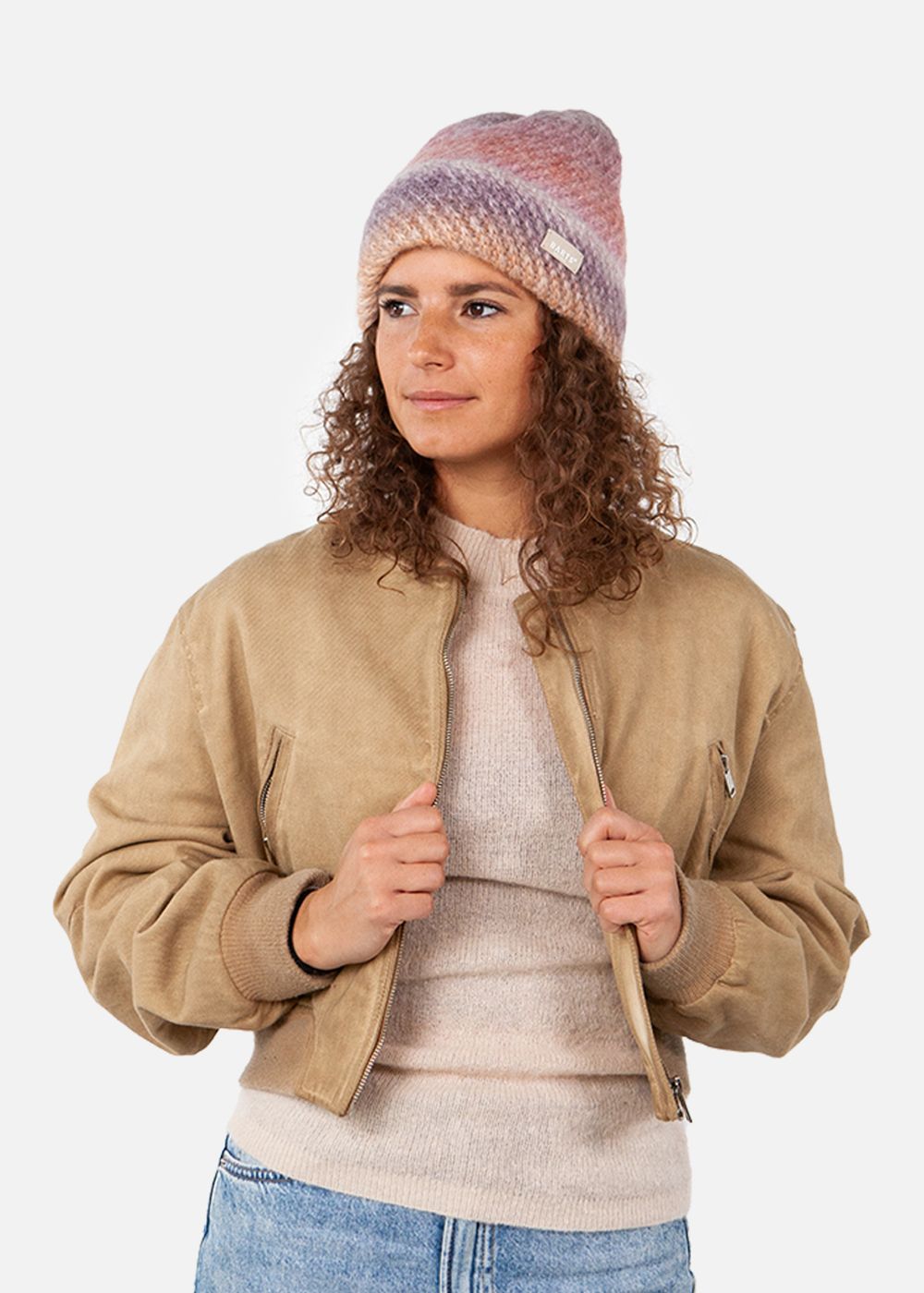 Barts Fanatail Turnup Beanie Berry