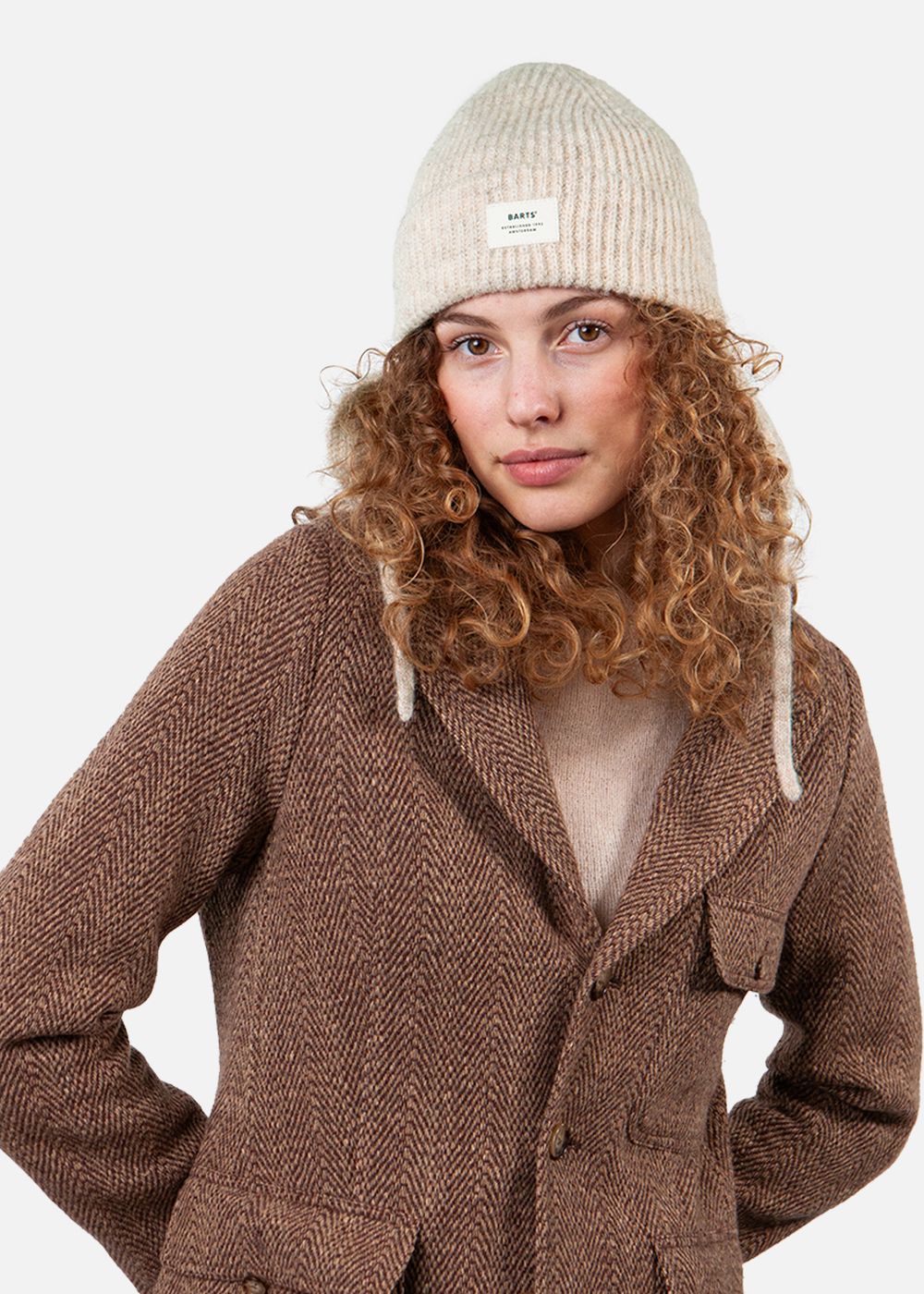 Barts Hillstar Earflap Hat Beige