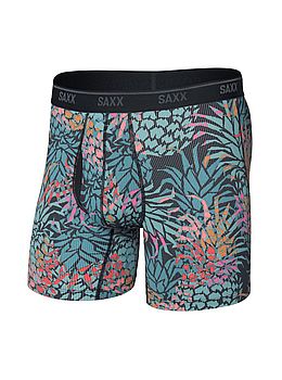 Saxx Quest Quick Dry Mesh Boxers Pineapple