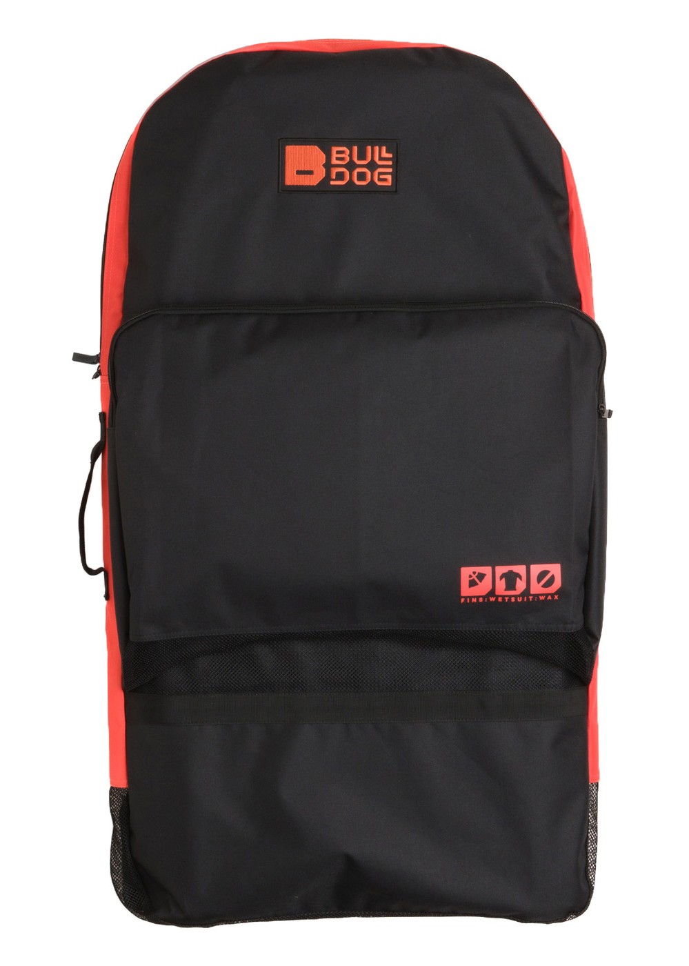Bulldog Bodyboard Boogie Board Bag Backpack – Fits Up to 3 Boards Orange
